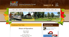 Desktop Screenshot of fortsmithparks.com